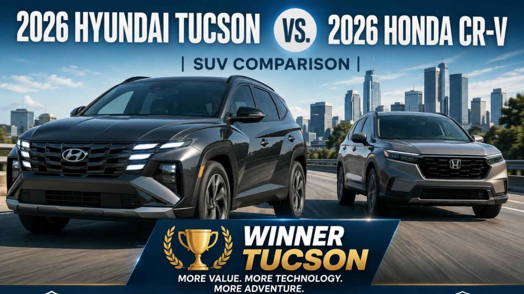 2026 Hyundai Tucson vs. 2026 Honda CR-V | SUV Comparison