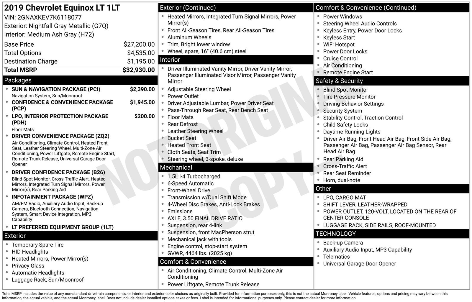 2019 Chevrolet Equinox LT