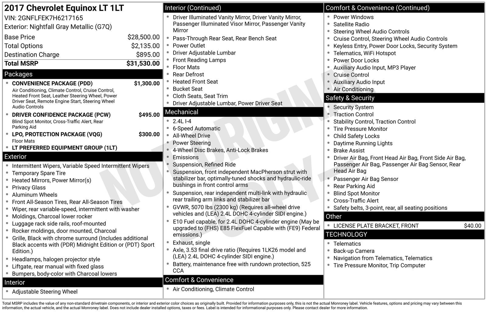 2017 Chevrolet Equinox LT