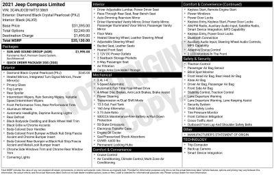 2021 Jeep Compass Limited