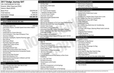 2017 Dodge Journey SXT