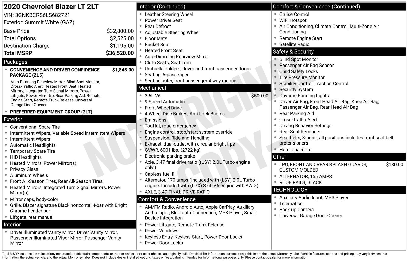 2020 Chevrolet Blazer LT