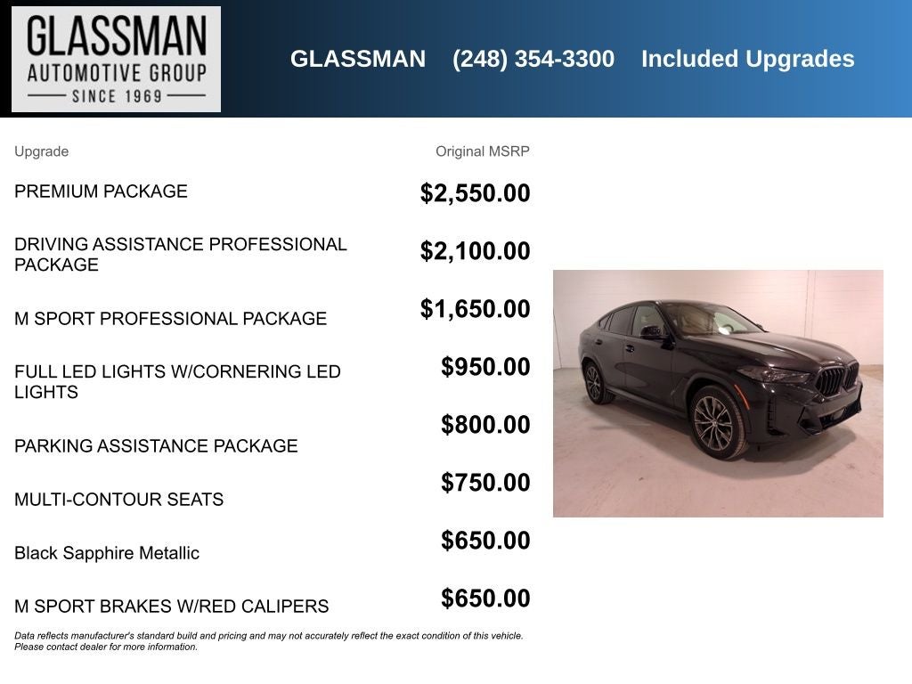 2024 BMW X6 xDrive40i