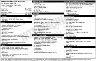 2023 Subaru Forester Premium