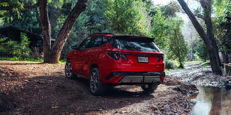 2025 Hyundai Tucson Hybrid Rear View