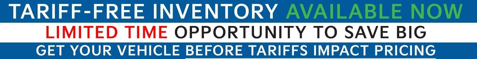 tariff free inventory